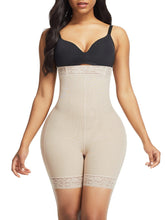 Comfort Black Lace Trim High Waist Shapewear Shorts Versatile Item